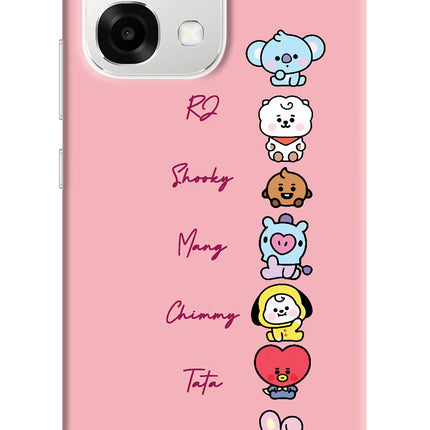 BTS names Oppo F33 5G Back Cover