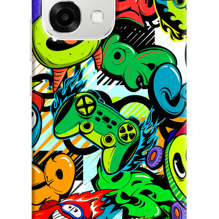 Game Doodle Oppo F33 5G Back Cover