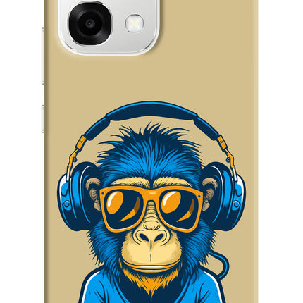 Monkey Headphone Oppo F33 5G Back Cover