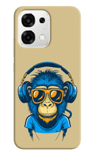 Monkey Headphone Oppo F33 5G Back Cover