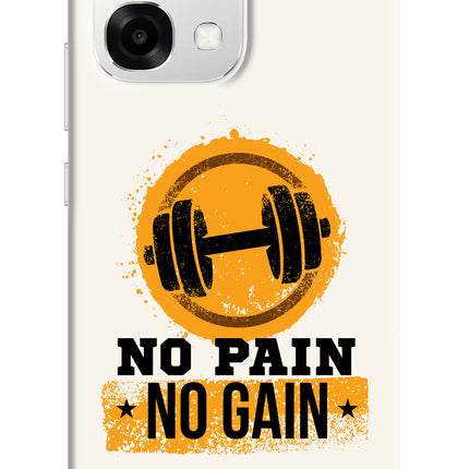 No Pain No Gain Oppo F33 5G Back Cover