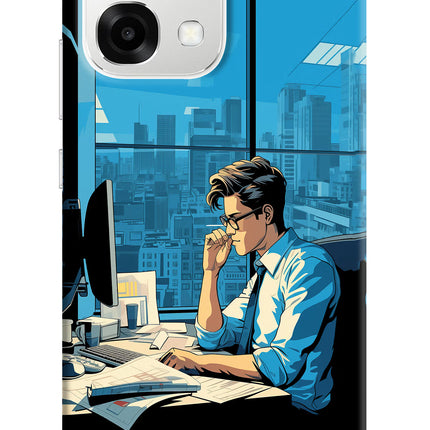 Focused Hustler (AI Generated) Oppo F33 5G Back Cover