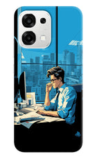 Focused Hustler (AI Generated) Oppo F33 5G Back Cover