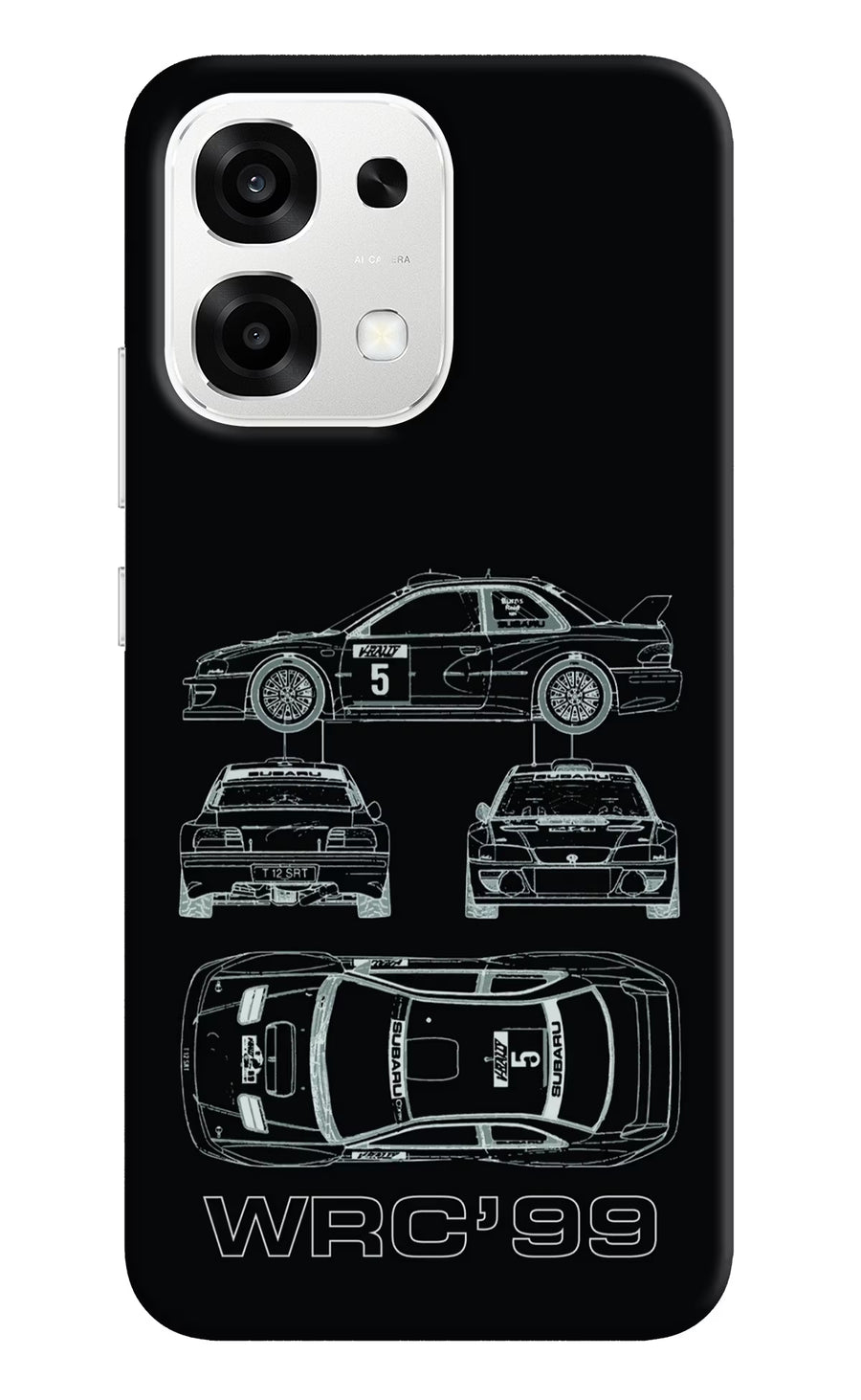 WRC'99 Oppo F33 5G Back Cover, Hard case