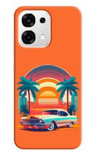Palm Drive 80s Oppo F33 5G Back Cover