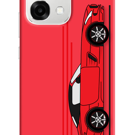Red Velocity Oppo F33 5G Back Cover
