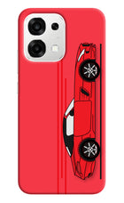 Red Velocity Oppo F33 5G Back Cover