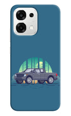 Retro Garage Vibe Oppo F33 5G Back Cover