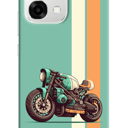 Striped Moto Drift Oppo F33 5G Back Cover