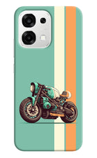 Striped Moto Drift Oppo F33 5G Back Cover