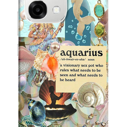Aquarius Zodiac Oppo F33 5G Back Cover