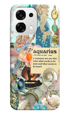 Aquarius Zodiac Oppo F33 5G Back Cover