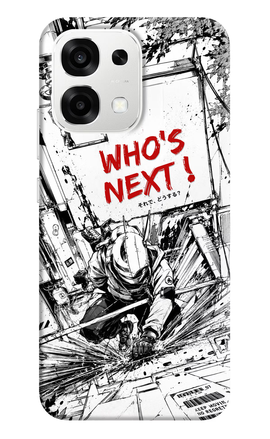 Who's Next Oppo F33 5G Back Cover, Hard case