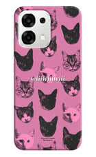 Pink Cats Oppo F33 5G Back Cover