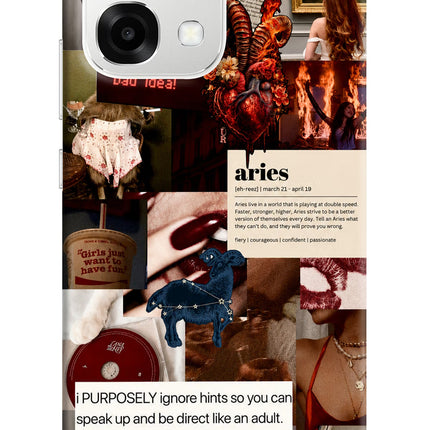 Zodiac Aries Oppo F33 5G Back Cover