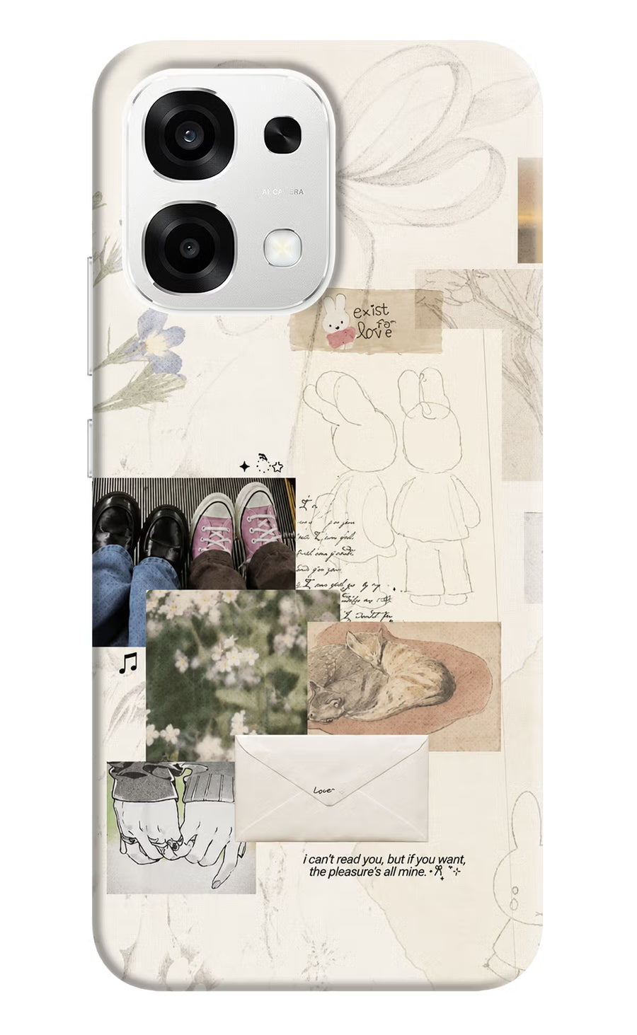 Soft Aesthetic Oppo F33 5G Back Cover, Hard case