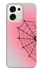Pink Web Oppo F33 5G Back Cover