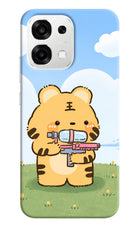 Tiger Treat Oppo F33 5G Back Cover