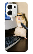 Hacker Hamster Oppo F33 5G Back Cover