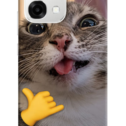Silly Cat Call Oppo F33 5G Back Cover