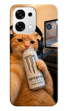 Gamer Cat Energy Oppo F33 5G Back Cover