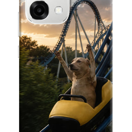 Rollercoaster Dog Oppo F33 5G Back Cover