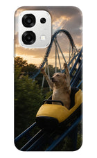 Rollercoaster Dog Oppo F33 5G Back Cover