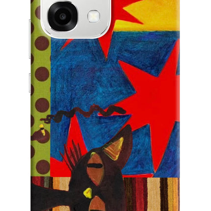 Pop Cat Oppo F33 5G Hard Case Back Cover by Casekaro