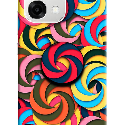 Spiral Pattern Oppo F33 5G Pop Case