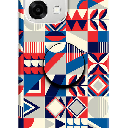 Colorful Pattern Oppo F33 5G Pop Case