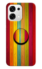 Multicolor Wooden Oppo F33 5G Pop Case
