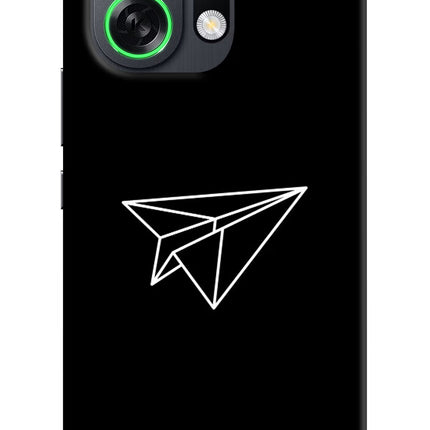 Paper Plane White OPPO K13 Turbo Pro 5G Back Cover