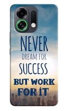 Never Dream For Success But Work For It OPPO K13 Turbo Pro 5G Back Cover
