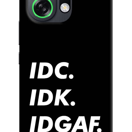 Idc Idk Idgaf OPPO K13 Turbo Pro 5G Back Cover