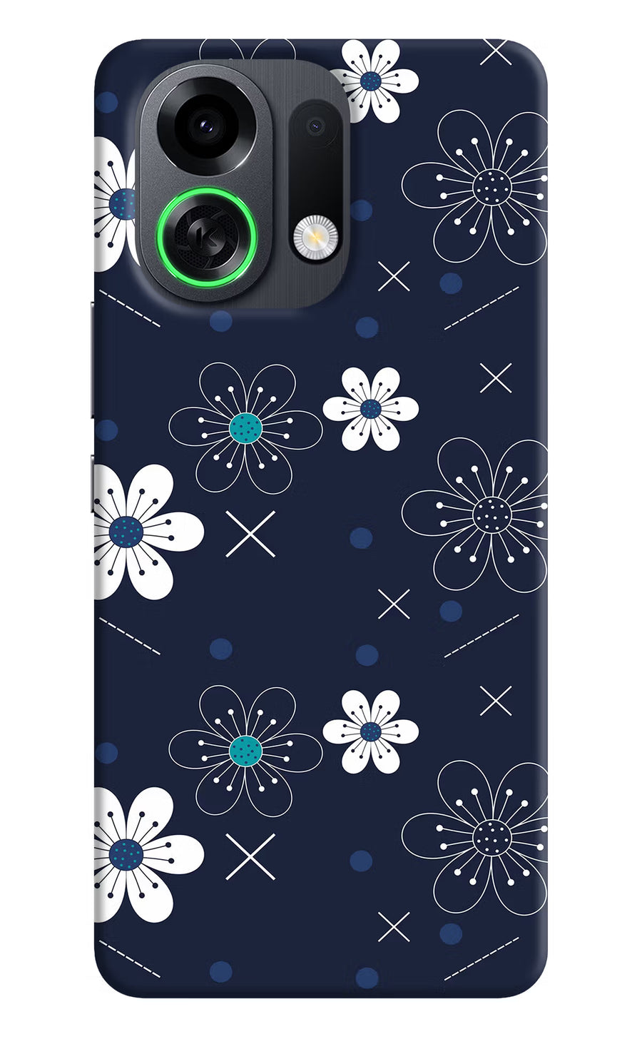 Flowers OPPO K13 Turbo Pro 5G Back Cover, Hard case