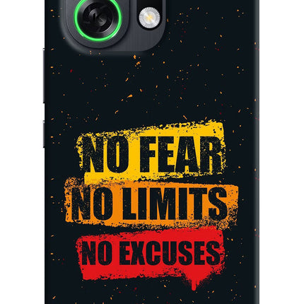 No Fear No Limits No Excuse OPPO K13 Turbo Pro 5G Back Cover