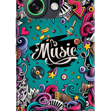 Music Graffiti OPPO K13 Turbo Pro 5G Back Cover