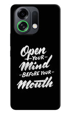 Open Your Mind Before Your Mouth OPPO K13 Turbo Pro 5G Back Cover