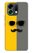Sunglasses with Mustache OPPO K13 Turbo Pro 5G Back Cover