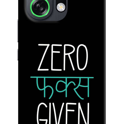 Zero Fucks Given OPPO K13 Turbo Pro 5G Back Cover