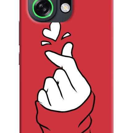 Korean Love Sign OPPO K13 Turbo Pro 5G Back Cover