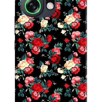 Rose Pattern OPPO K13 Turbo Pro 5G Back Cover