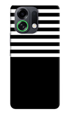 Black and White Print OPPO K13 Turbo Pro 5G Back Cover