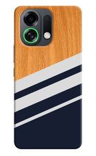 Blue and white wooden OPPO K13 Turbo Pro 5G Back Cover