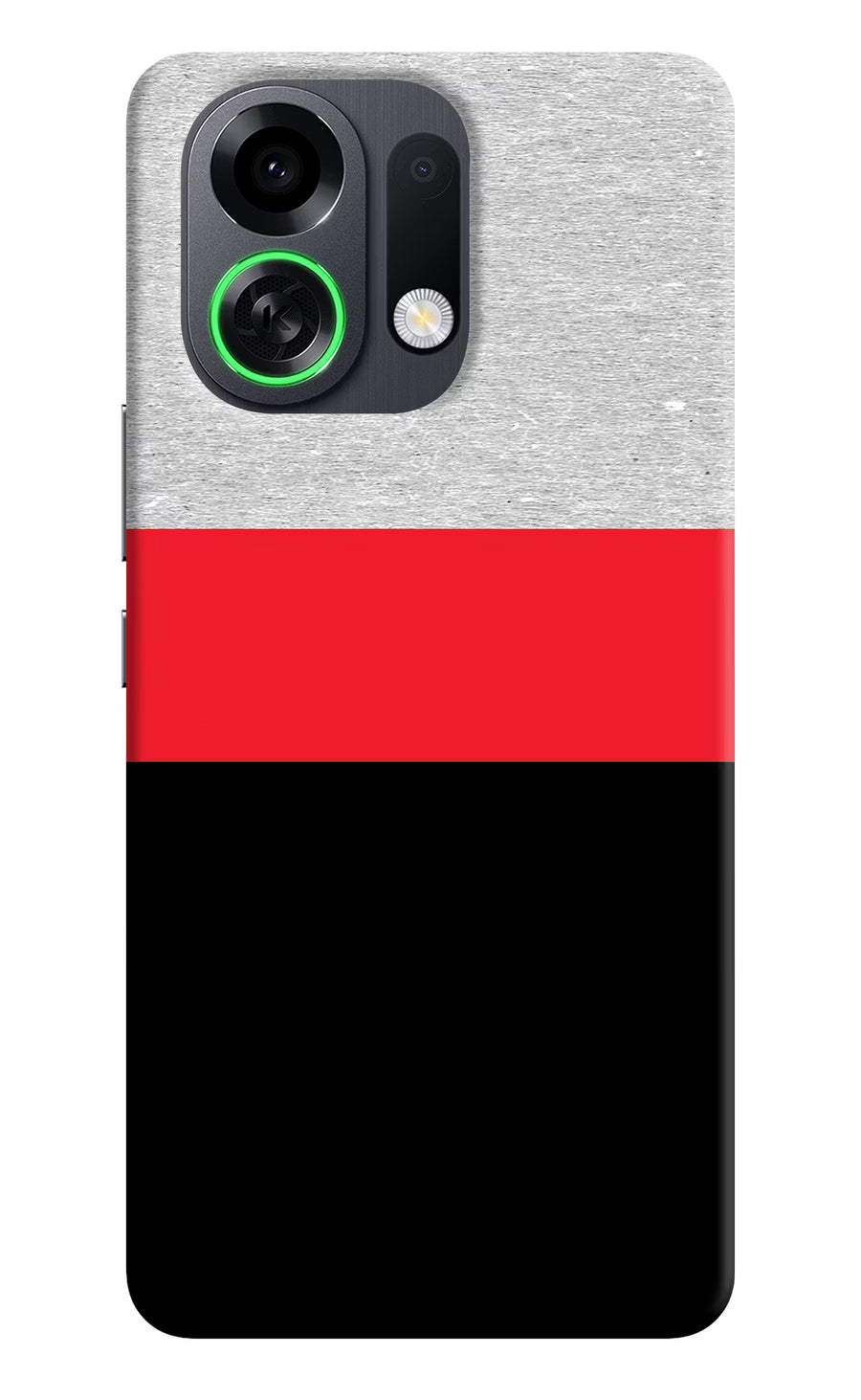 Tri Color Pattern OPPO K13 Turbo Pro 5G Back Cover, Hard case