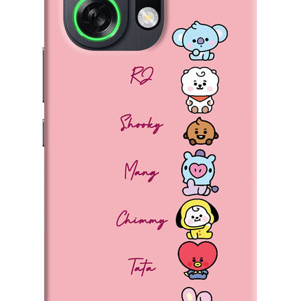 BTS names OPPO K13 Turbo Pro 5G Back Cover