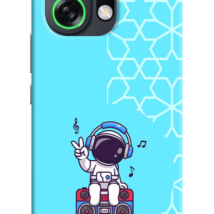 Cute Astronaut Chilling OPPO K13 Turbo Pro 5G Back Cover