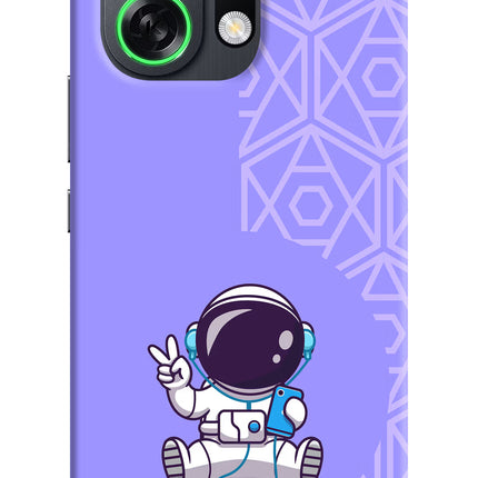 Cute Astronaut Chilling OPPO K13 Turbo Pro 5G Back Cover
