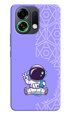 Cute Astronaut Chilling OPPO K13 Turbo Pro 5G Back Cover