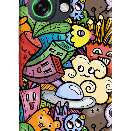 Veggie Doodle OPPO K13 Turbo Pro 5G Back Cover